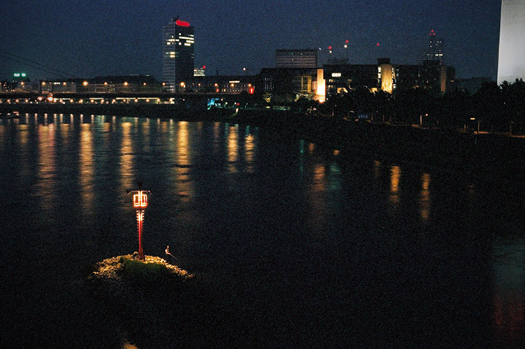 analog, Contax T3, 4-c, Rhein